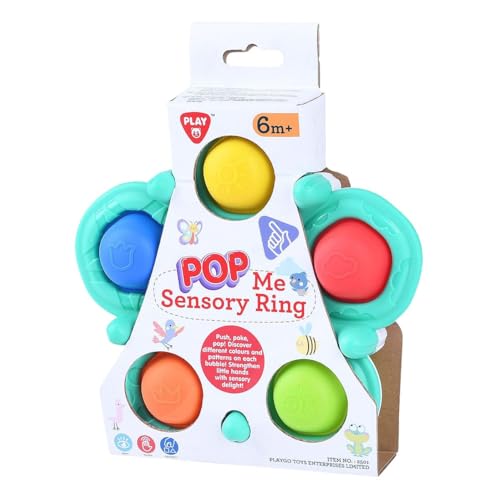 Play sensorischer Baby Ring mit Bällen - Lernspielzeug 6-teilig Play sensorischer Baby Ring mit Bällen - Lernspielzeug 6-teilig von Play