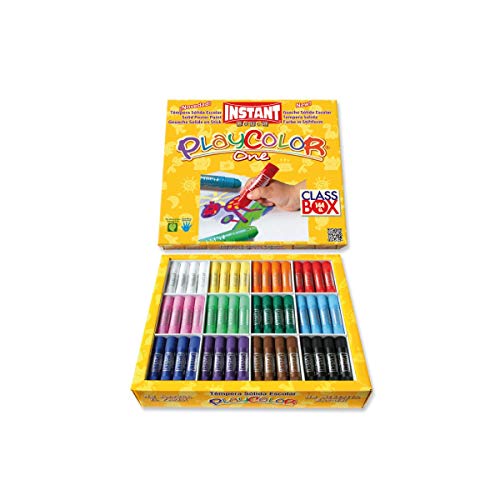PlayColor 2610901.0 Basic ONE X144 144 Feste Temperafarben Set, buntes Sortiment, Multicolors, 9cm von PlayColor