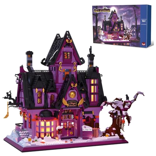 PlayExquizen Architektur Zauberlabor Mini Baustein Bausatz, 2639 Teile Halloween Spukhaus Klemmbausteine Spielzeug, Heim büro Dekoration, pädagogische Geschenke für Kinder und Erwachsene PlayExquizen Architektur Zauberlabor Mini Baustein Bausatz, 2639 Teile Halloween Spukhaus Klemmbausteine Spielzeug, Heim büro Dekoration, pädagogische Geschenke für Kinder und Erwachsene von PlayExquizen