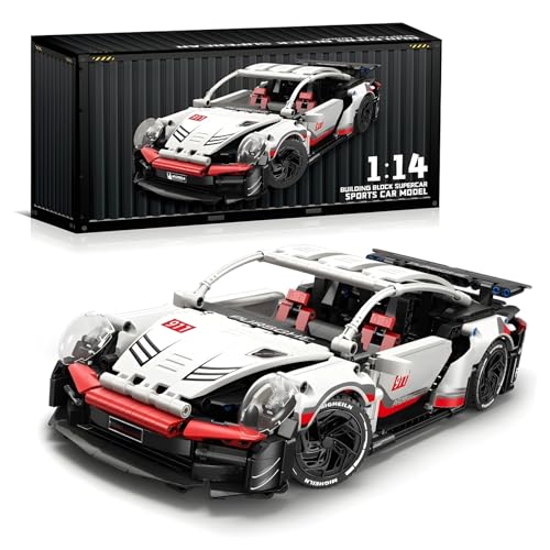 PlayExquizen Rennwagen Bausteine (Rot-Weiß) von PlayExquizen