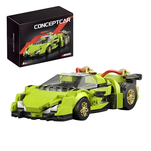 PlayExquizen Technik Sportwagen Baustein Set, Rennwagen Bausätz, 325 Teile Surpe Auto Modell Klemmbausteine, Rennwagen Spielzeug, Büro Heim Dekoration, Kreative Geschenke für Erwachsene und Kinder PlayExquizen Technik Sportwagen Baustein Set, Rennwagen Bausätz, 325 Teile Surpe Auto Modell Klemmbausteine, Rennwagen Spielzeug, Büro Heim Dekoration, Kreative Geschenke für Erwachsene und Kinder von PlayExquizen