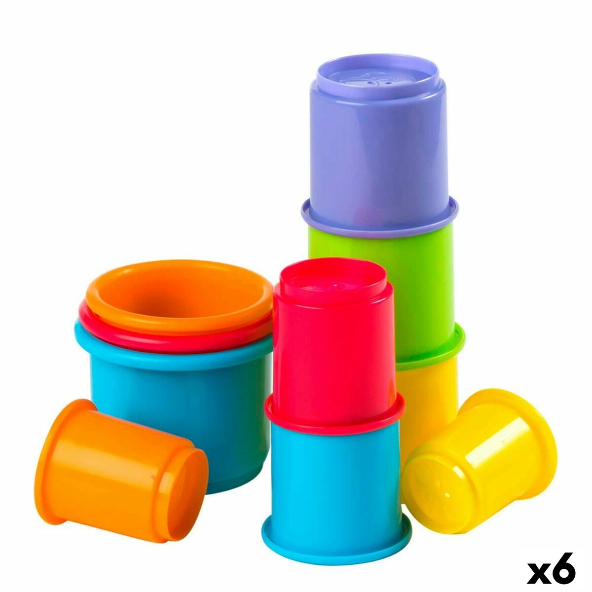 Geschicklichkeitsspiel für Babys PlayGo 10 Stücke 7 x 27 x 7 cm (6 Stück) von PlayGo
