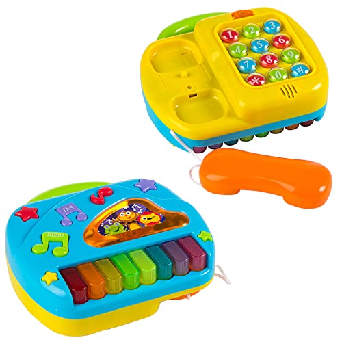 PlayGo – Piano & Telefon mit Sound und Farben (COLORBABY 42006) von PlayGo