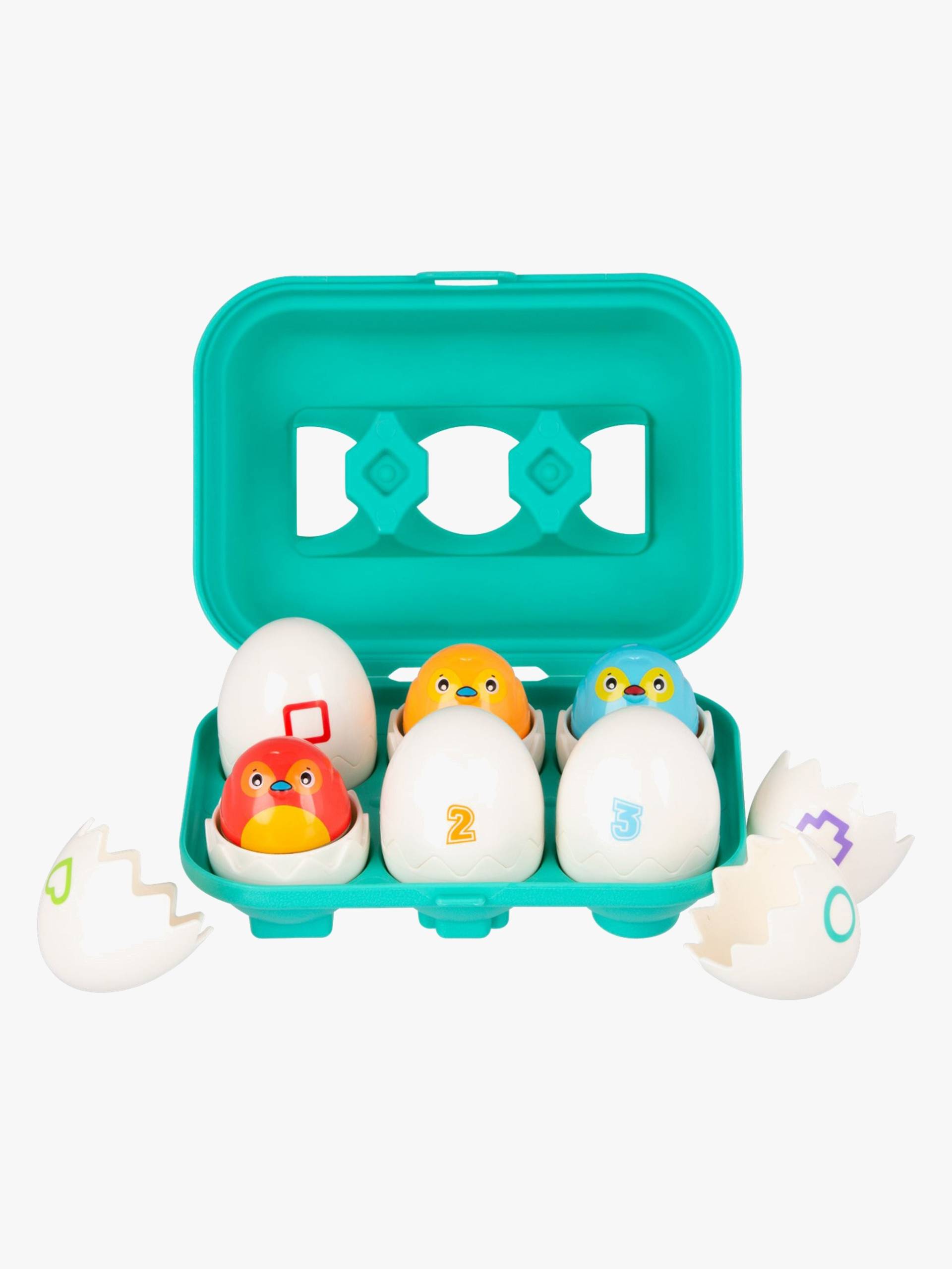 PlayGro Hatch and Match Eggs Aktivitätsspielzeug, Babyspielzeug von PlayGro