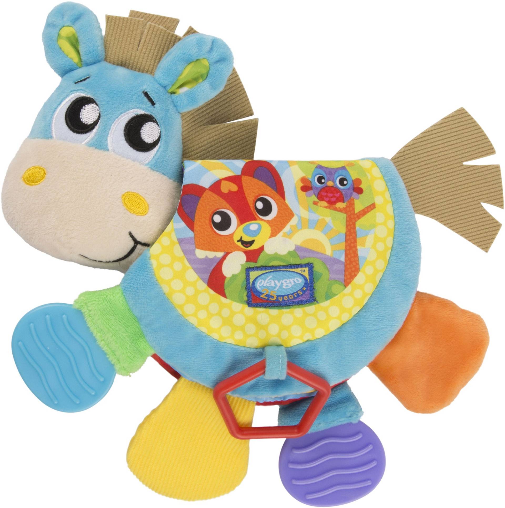 PlayGro Musical Clip Clop Teether Book Beißringe, Beißspielzeug von PlayGro