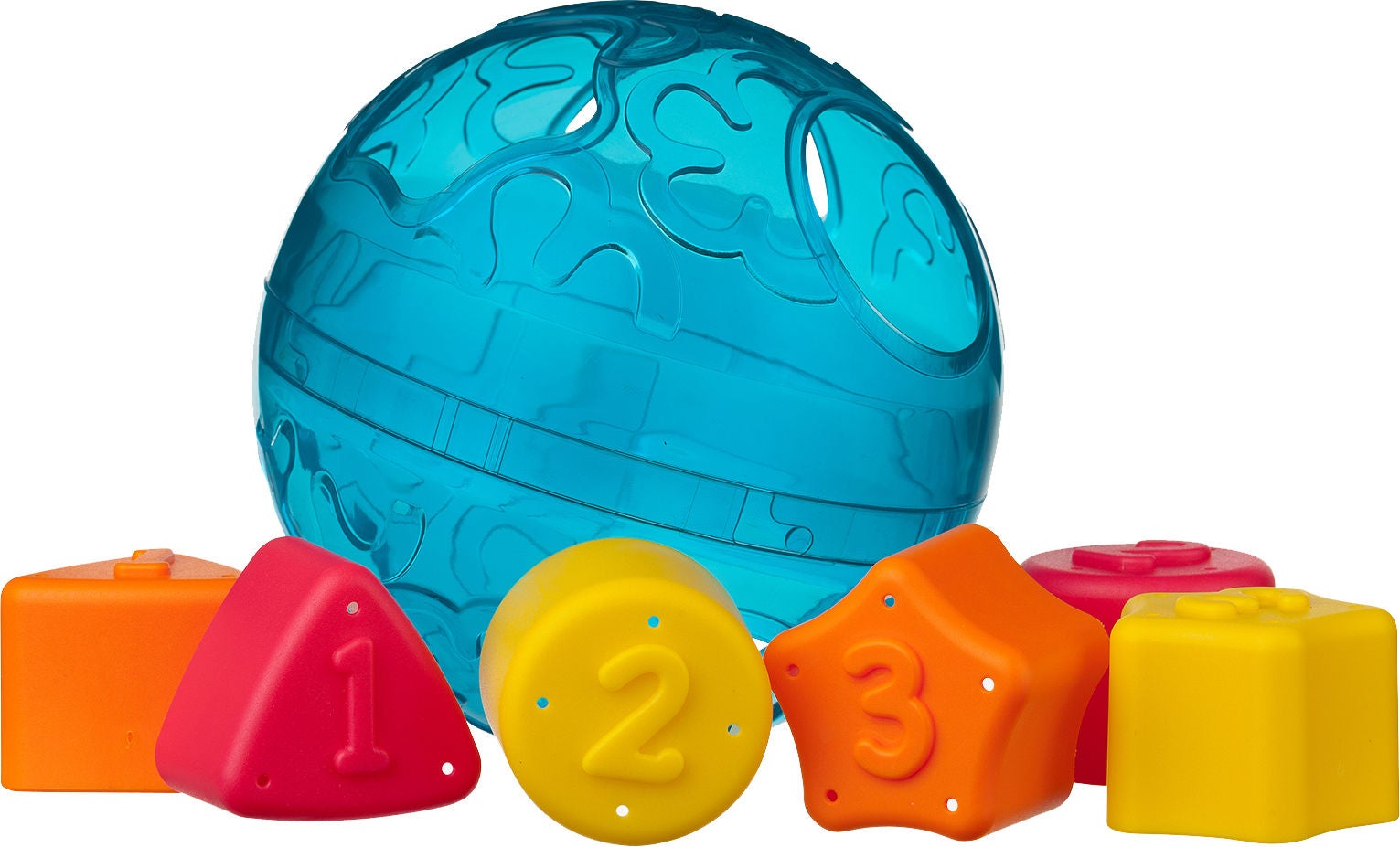 PlayGro Roll &  Sort Ball Aktivitätsspielzeug, Blau, Babyspielzeug von PlayGro