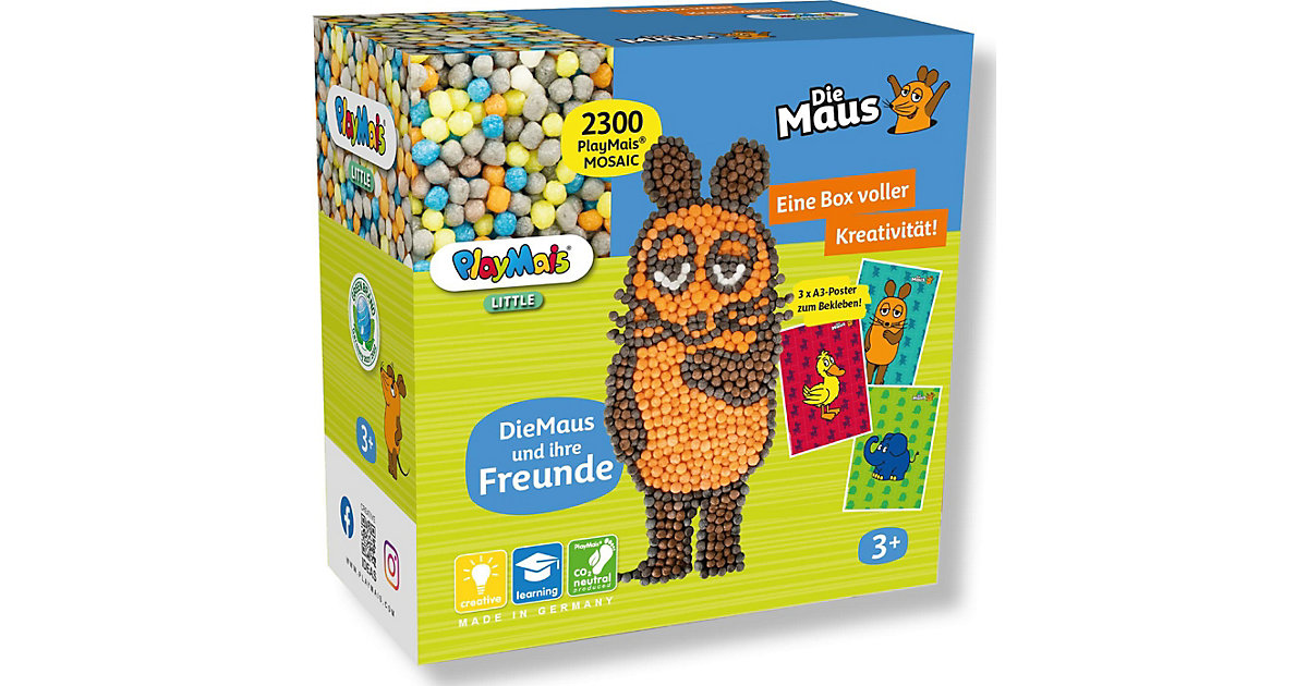 Little DieMaus blau/gelb Little DieMaus blau/gelb von PlayMais