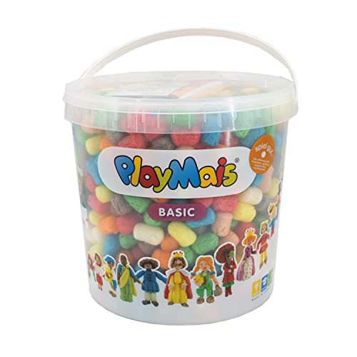 PlayMais Basic 1000 Bastelset für Kinder ab 3 Jahren | Basteleimer mit über 1000 Stück zum Basteln | Natürliches Spielzeug | Fördert Kreativität & Motorik | Geschenk für Mädchen & Jungen PlayMais Basic 1000 Bastelset für Kinder ab 3 Jahren | Basteleimer mit über 1000 Stück zum Basteln | Natürliches Spielzeug | Fördert Kreativität & Motorik | Geschenk für Mädchen & Jungen von PlayMais