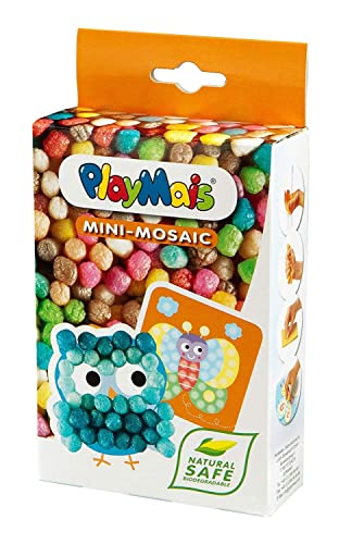PlayMais 160545 - Mini Mosaic Owl Bastelset von PlayMais