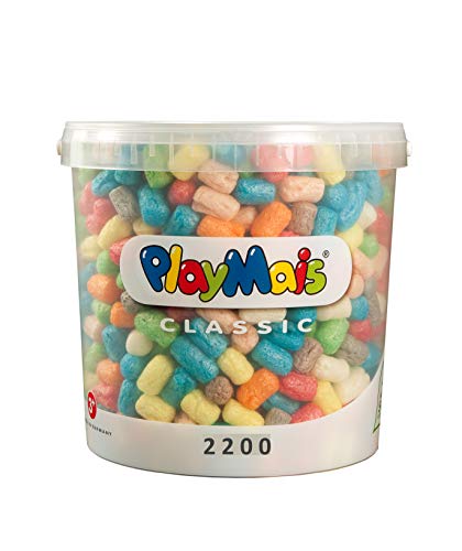 PlayMais BASIC 2200 Bastelset für Kinder ab 3 Jahren | Basteleimer mit über 2200 Stück zum Basteln | Natürliches Spielzeug | Fördert Kreativität & Motorik | Geschenk für Mädchen & Jungen PlayMais BASIC 2200 Bastelset für Kinder ab 3 Jahren | Basteleimer mit über 2200 Stück zum Basteln | Natürliches Spielzeug | Fördert Kreativität & Motorik | Geschenk für Mädchen & Jungen von PlayMais