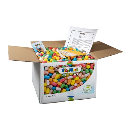 PlayMais EDULINE Bastel-Set für Kinder ab 3 Jahren | Motorik-Spielzeug 50 Seiten Vorlagen zum Basteln & Lernen | Fördert Kreativität & Feinmotorik | Natürliches Spielzeug (Small) PlayMais EDULINE Bastel-Set für Kinder ab 3 Jahren | Motorik-Spielzeug 50 Seiten Vorlagen zum Basteln & Lernen | Fördert Kreativität & Feinmotorik | Natürliches Spielzeug (Small) von PlayMais