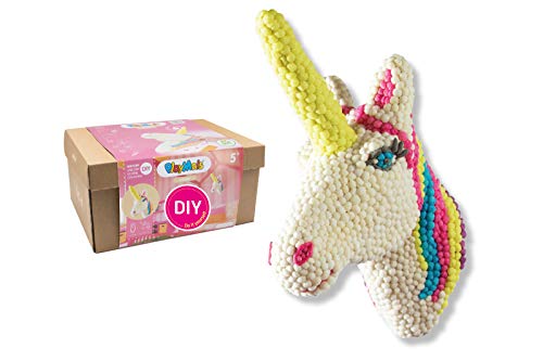 PlayMais Mosaic Home Unicorn Wand-Dekoration zum Basteln | für Kinder ab 5 Jahren | 3D Einhornkopf aus 9000 Stück | Wanddeko fürs Kinderzimmer | Fördert Kreativität & Feinmotorik PlayMais Mosaic Home Unicorn Wand-Dekoration zum Basteln | für Kinder ab 5 Jahren | 3D Einhornkopf aus 9000 Stück | Wanddeko fürs Kinderzimmer | Fördert Kreativität & Feinmotorik von PlayMais