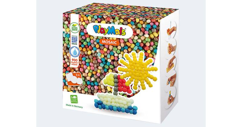 PlayMais Mosaic 900 Teile bunt von PlayMais
