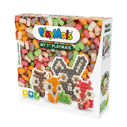 PlayMais My 1st Forest Animals Bastel-Set für Kinder ab 3 Jahren | Bunte Basteln | Natürliches Spielzeug | Fördert Kreativität & Motorik | Geschenk für Mädchen & Jungen PlayMais My 1st Forest Animals Bastel-Set für Kinder ab 3 Jahren | Bunte Basteln | Natürliches Spielzeug | Fördert Kreativität & Motorik | Geschenk für Mädchen & Jungen von PlayMais