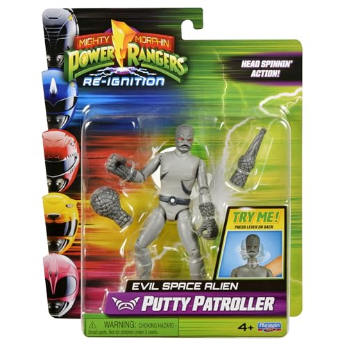 Mighty Morphin Power Rangers - Putty Patroller Actionfigur (Evil Space Alien) von PlayMates