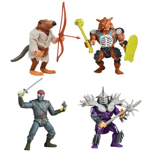 PlayMates Teenage Mutant Ninja Turtles Classic Movie Star Mutants 4er-Pack Spielzeug PlayMates Teenage Mutant Ninja Turtles Classic Movie Star Mutants 4er-Pack Spielzeug von PlayMates