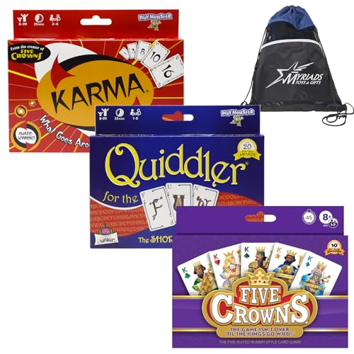 PlayMonster Kartenspiele 3er Set: Karma, Quiddler, Fünf Kronen PlayMonster Kartenspiele 3er Set: Karma, Quiddler, Fünf Kronen von PlayMonster