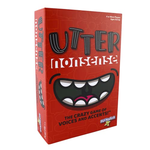 PlayMonster Utter Nonsense – The Crazy Game of Voices and Accents – Ridiculous Family Fun – Ab 8 Jahren – 4-20 Spieler, rot PlayMonster Utter Nonsense – The Crazy Game of Voices and Accents – Ridiculous Family Fun – Ab 8 Jahren – 4-20 Spieler, rot von PlayMonster