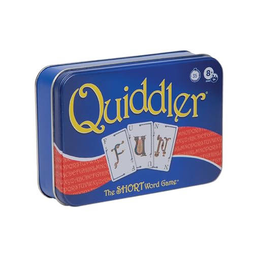 Quiddler Kartenspiele - Sammeldose, lustige Familienspiele für Kinder & Erwachsene, Mehrspieler, ab 8 Jahren Quiddler Kartenspiele - Sammeldose, lustige Familienspiele für Kinder & Erwachsene, Mehrspieler, ab 8 Jahren von PlayMonster