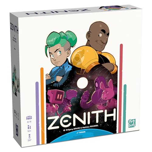 PlayPunk: Zenith Manuelles Management-Brettspiel, Wettkampf-Team-Kartenspiel, taktisches Sonnensystem, ab 10 Jahren, 2-4 Spieler, über 30 Minuten von PlayPunk