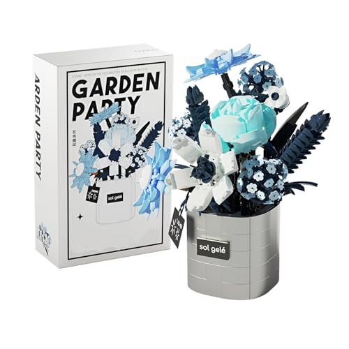 Blumenstrauß Bausteine Bausatz, 625 Teile Künstliche Blumen Klemmbausteine, DIY Kunstblumen Pflanzenstrauß Bausteine Modell Haus Büro Deko, Geschenk für Frauen Mädchen Blumenstrauß Bausteine Bausatz, 625 Teile Künstliche Blumen Klemmbausteine, DIY Kunstblumen Pflanzenstrauß Bausteine Modell Haus Büro Deko, Geschenk für Frauen Mädchen von PlaySynthe