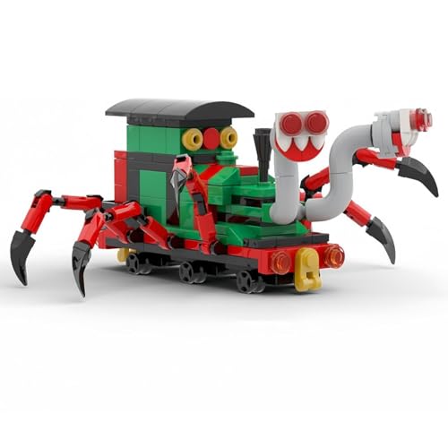 PlaySynthe Choo Choo Charles Horror Spinnenzug Bausteine, 190 Teile Charles Zug Klemmbausteine, Sammlerstück Verfolgungsjagd Modell Bausatz Spielzeug, Geschenk für Erwachsene und Kinder PlaySynthe Choo Choo Charles Horror Spinnenzug Bausteine, 190 Teile Charles Zug Klemmbausteine, Sammlerstück Verfolgungsjagd Modell Bausatz Spielzeug, Geschenk für Erwachsene und Kinder von PlaySynthe