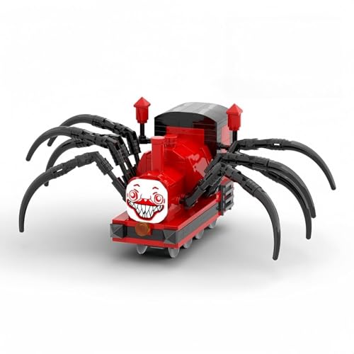 PlaySynthe Choo Choo Charles Horror Spinnenzug Bausteine, 259 Teile Charles Zug Klemmbausteine, Sammlerstück Verfolgungsjagd Modell Bausatz Spielzeug, Geschenk für Erwachsene und Kinder PlaySynthe Choo Choo Charles Horror Spinnenzug Bausteine, 259 Teile Charles Zug Klemmbausteine, Sammlerstück Verfolgungsjagd Modell Bausatz Spielzeug, Geschenk für Erwachsene und Kinder von PlaySynthe