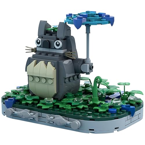 PlaySynthe Drachenkatze Bausteine, 261 Teile MOC Drachenkatze Klemmbausteine, DIY Anime Figuren Sammler Modell Spielzeug Bausatz, Geschenk für Kinder und Erwachsene von PlaySynthe