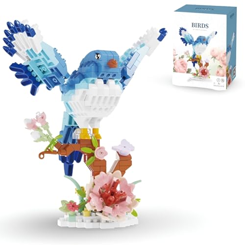 PlaySynthe Elster Bausteine, 562 Teile Mini Elster Vogel Klemmbausteine, STEM Tiere Modell Bausatz Spielzeug, Geschenke für Erwachsene und Kinder PlaySynthe Elster Bausteine, 562 Teile Mini Elster Vogel Klemmbausteine, STEM Tiere Modell Bausatz Spielzeug, Geschenke für Erwachsene und Kinder von PlaySynthe