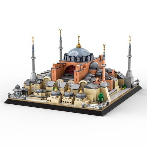PlaySynthe Hagia Sophia Kathedrale Bausteine, Mini Kathedrale Klemmbausteine, Weltberühmtes Architektur Modell Spielzeug Bausatz, Geschenke für Kinder and Erwachsene, 1434Teile PlaySynthe Hagia Sophia Kathedrale Bausteine, Mini Kathedrale Klemmbausteine, Weltberühmtes Architektur Modell Spielzeug Bausatz, Geschenke für Kinder and Erwachsene, 1434Teile von PlaySynthe