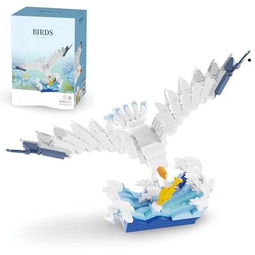 PlaySynthe Möwe Bausteine, 646 Teile Mini Möwe Vogel Klemmbausteine, STEM Tiere Modell Bausatz Spielzeug, Geschenke für Erwachsene und Kinder PlaySynthe Möwe Bausteine, 646 Teile Mini Möwe Vogel Klemmbausteine, STEM Tiere Modell Bausatz Spielzeug, Geschenke für Erwachsene und Kinder von PlaySynthe
