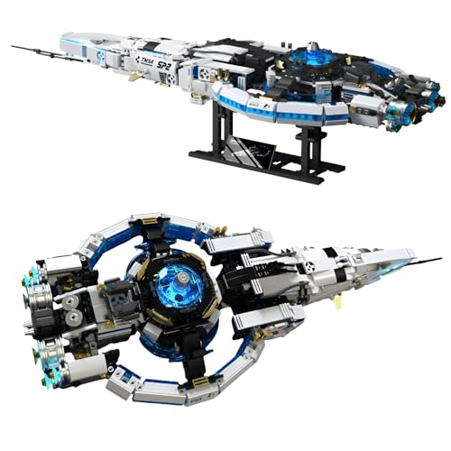 PlaySynthe Raumstation Raumschiff Bausteine, 1567 Teile Galaxie Komet Klemmbausteine Modell, Weltraumer Kundungs Spielzeug Bausatz, Geschenke für Erwachsene und Kriegsschiff Fans PlaySynthe Raumstation Raumschiff Bausteine, 1567 Teile Galaxie Komet Klemmbausteine Modell, Weltraumer Kundungs Spielzeug Bausatz, Geschenke für Erwachsene und Kriegsschiff Fans von PlaySynthe