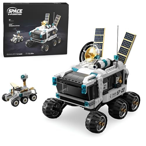 PlaySynthe Raumstation Raumschiff Bausteine, 626 Teile Monderkundungs Pionier Klemmbausteine Modell, Weltraumer Kundungs Spielzeug Bausatz, Geschenke für Erwachsene und Kriegsschiff Fans PlaySynthe Raumstation Raumschiff Bausteine, 626 Teile Monderkundungs Pionier Klemmbausteine Modell, Weltraumer Kundungs Spielzeug Bausatz, Geschenke für Erwachsene und Kriegsschiff Fans von PlaySynthe