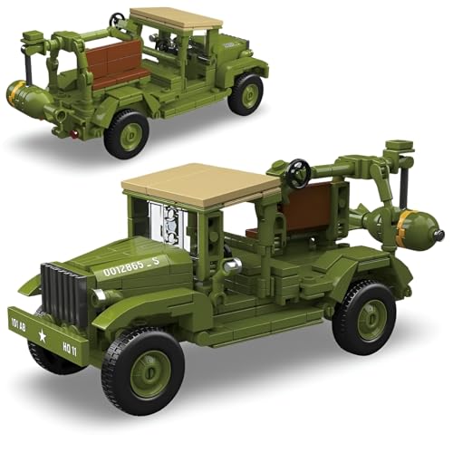 PlaySynthe Technik Militärfahrzeuge Bausteine Bausatz, M6 LKW Panzer Klemmbausteine, WW2 Militär Gepanzertes Fahrzeug Bausteine Modell, Geschenke für Erwachsene und Militärfans, 323 Teile PlaySynthe Technik Militärfahrzeuge Bausteine Bausatz, M6 LKW Panzer Klemmbausteine, WW2 Militär Gepanzertes Fahrzeug Bausteine Modell, Geschenke für Erwachsene und Militärfans, 323 Teile von PlaySynthe