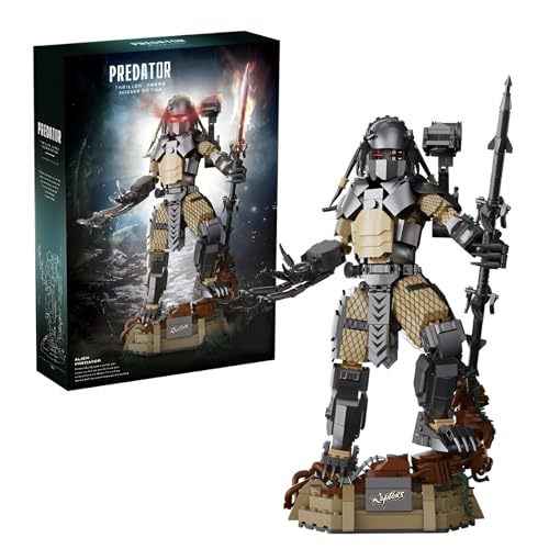 PlaySynthe Technik Xenomorph Bausteine Set, 978 Teile Klemmbausteine Außerirdischer Predator Modell Bausatz, Xenomorph Konstruktions Modell Spielzeug, Kompatibel mit Großen Marken PlaySynthe Technik Xenomorph Bausteine Set, 978 Teile Klemmbausteine Außerirdischer Predator Modell Bausatz, Xenomorph Konstruktions Modell Spielzeug, Kompatibel mit Großen Marken von PlaySynthe