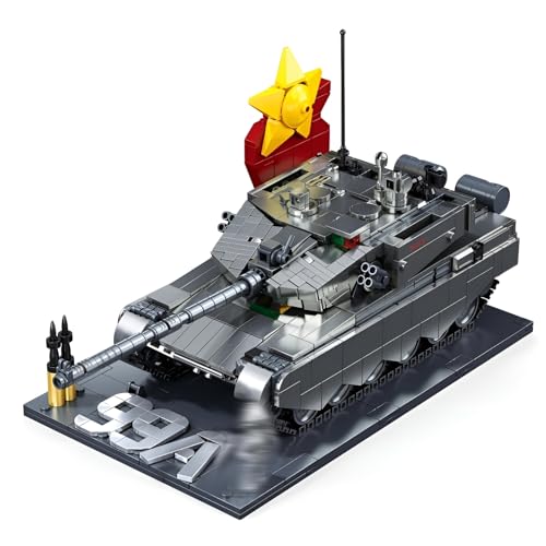 PlaySynthe Technik ZTZ-99AS Kampfpanzer Bausateine, 1079 Teile Panzer Klemmbausteine, WW2 Militärs Gepanzertes Fahrzeug Bausatz Modell, Geschenke für Militärfans und Erwachsene PlaySynthe Technik ZTZ-99AS Kampfpanzer Bausateine, 1079 Teile Panzer Klemmbausteine, WW2 Militärs Gepanzertes Fahrzeug Bausatz Modell, Geschenke für Militärfans und Erwachsene von PlaySynthe