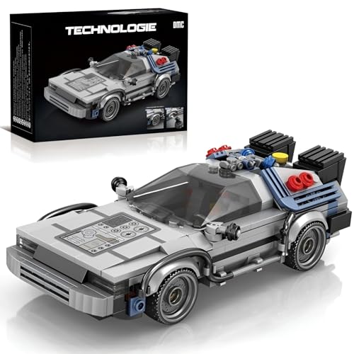 Technik Speed Champions Rennwagen Bausteine, 405 Teile DMC Superauto Klemmbausteine, Superfahrzeug Modell Bausatz Spielzeug, Geschenk für Erwachsene und Kinder von PlaySynthe
