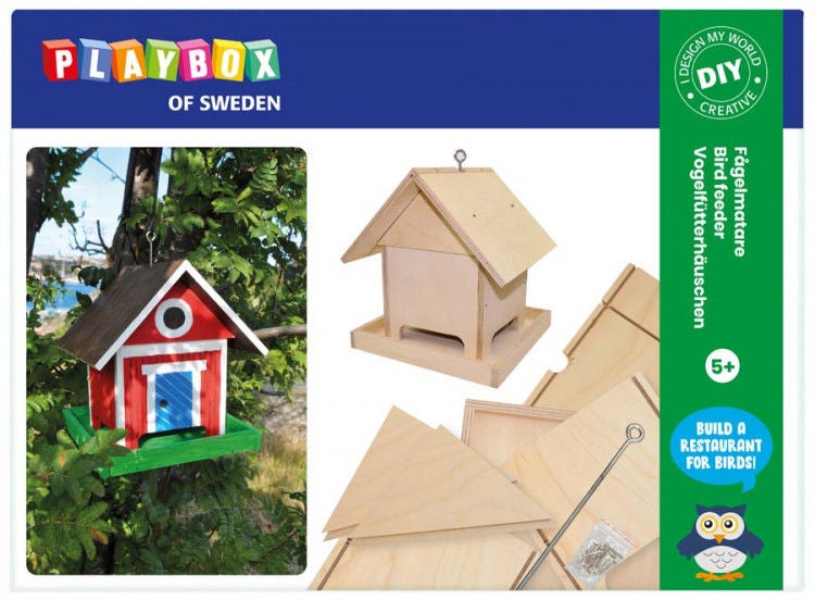 Playbox Bastelset Futterhäuschen von Playbox