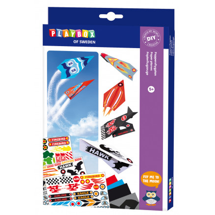 Playbox Bastelset Papierflugzeuge von Playbox