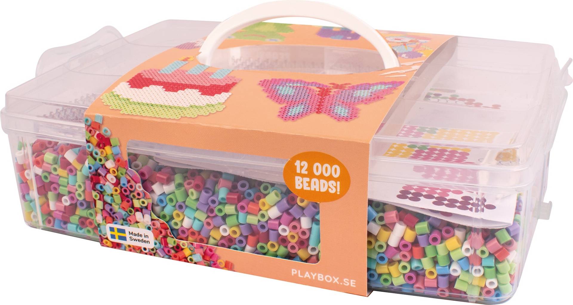 Playbox Basteltasche mit Bügelperlen Happy Mix 12000 Teile Playbox Basteltasche mit Bügelperlen Happy Mix 12000 Teile von Playbox