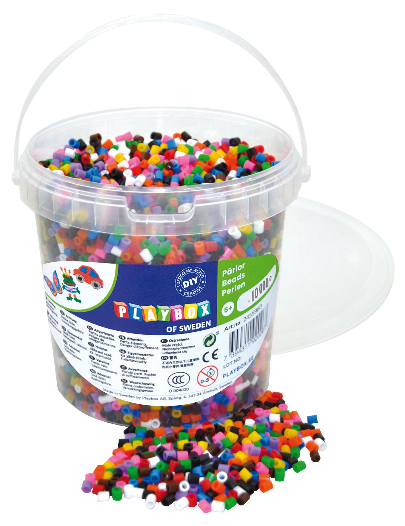 Playbox Bügelperlen 10 Farben Im Eimer 10000 St Playbox Bügelperlen 10 Farben Im Eimer 10000 St von Playbox