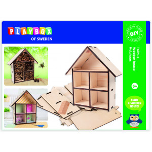 Playbox DIY Set Insektenhaus/Insektenhotel/Holzhaus von Playbox