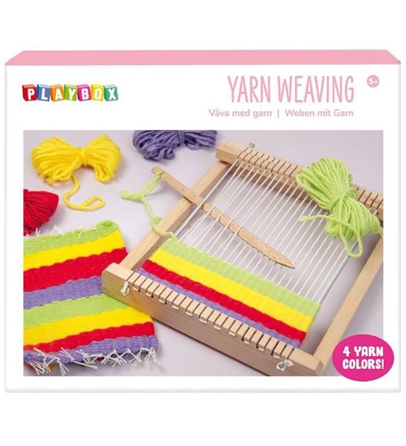 Playbox Kreativ Set - Webrahmen m. 4 Farben - Playbox - One Size - Kreatives Spielset Playbox Kreativ Set - Webrahmen m. 4 Farben - Playbox - One Size - Kreatives Spielset von Playbox