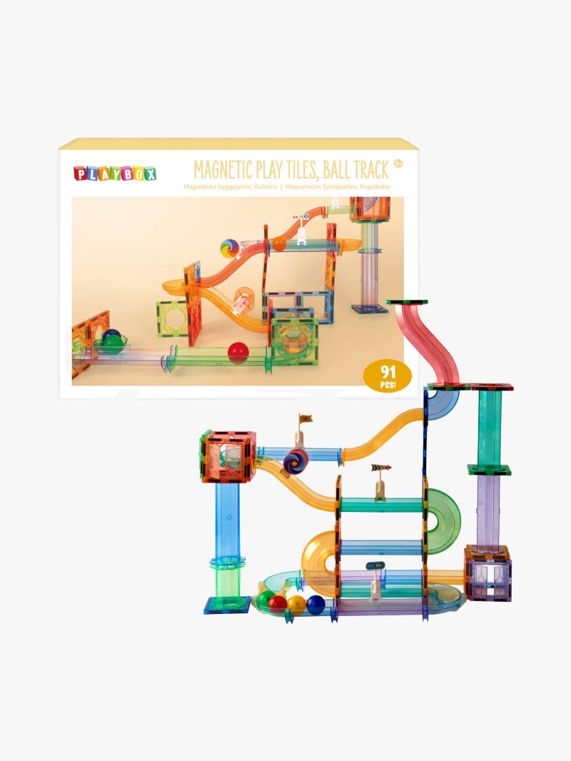 Playbox Magnetische Kugelbahn 91 Teile Playbox Magnetische Kugelbahn 91 Teile von Playbox