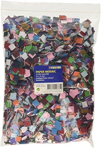 Playbox PBX2470480 2470480 Papiermosaik Basic, 10000 Teile, Mehrfarbig Playbox PBX2470480 2470480 Papiermosaik Basic, 10000 Teile, Mehrfarbig von Playbox