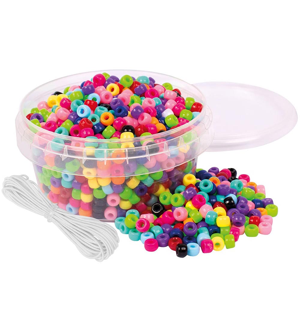Playbox Perlen - Kleine Kunststoffperlen - 850 st. - Playbox - One Size - Perlen Playbox Perlen - Kleine Kunststoffperlen - 850 st. - Playbox - One Size - Perlen von Playbox