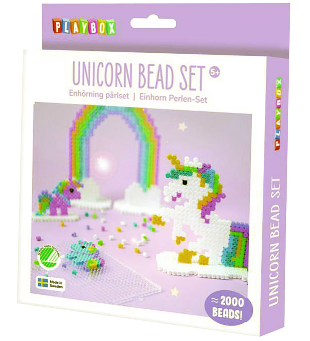 Playbox Perlenset - 2000 st. - Einhorn - Playbox - One Size - Perlen Playbox Perlenset - 2000 st. - Einhorn - Playbox - One Size - Perlen von Playbox