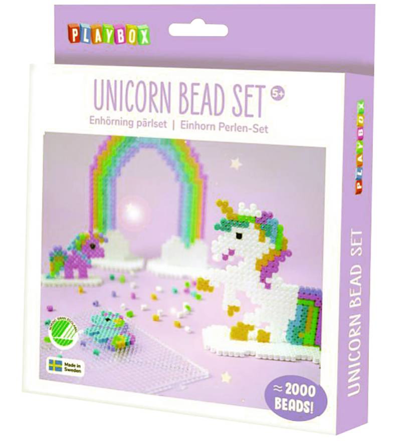 Playbox Perlenset - 2000 st. - Einhorn - Playbox - One Size - Perlen Playbox Perlenset - 2000 st. - Einhorn - Playbox - One Size - Perlen von Playbox