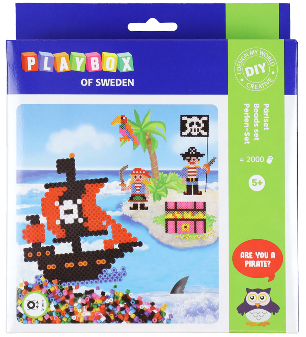 Playbox Perlenset - 2000 st. - Piraten - Playbox - One Size - Perlen Playbox Perlenset - 2000 st. - Piraten - Playbox - One Size - Perlen von Playbox