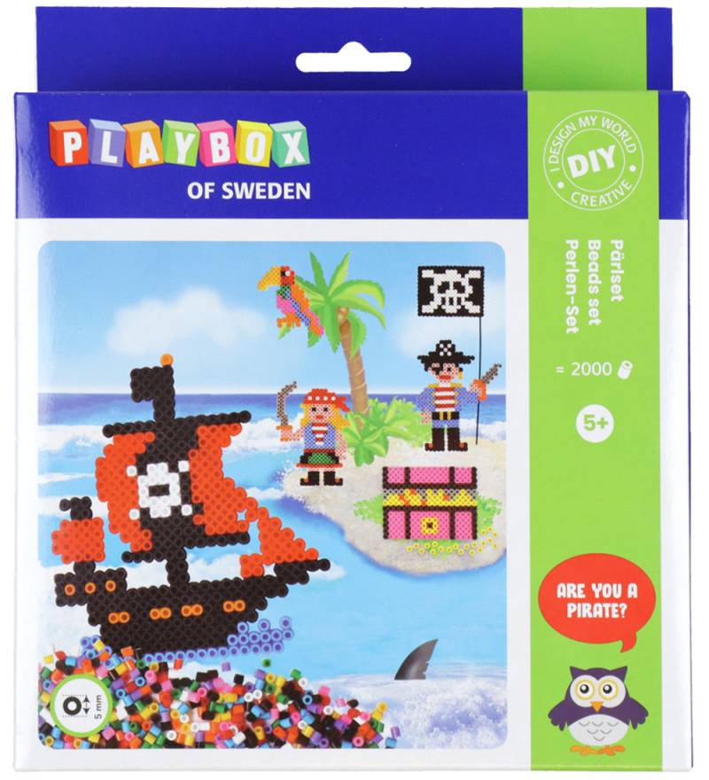 Playbox Perlenset - 2000 st. - Piraten - Playbox - One Size - Perlen Playbox Perlenset - 2000 st. - Piraten - Playbox - One Size - Perlen von Playbox